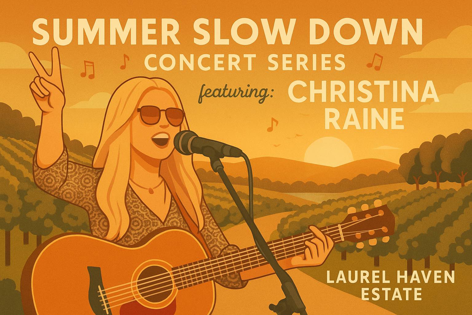 Unwind with us as the sun sets over the vineyard and live music fills the air. Whether you're here for a romantic evening or a laid-back night with friends, we've got everything you need to savor summer.