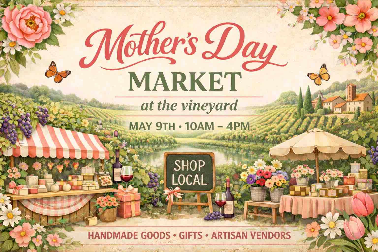 Mothers Day Market at Laurel Haven Estate