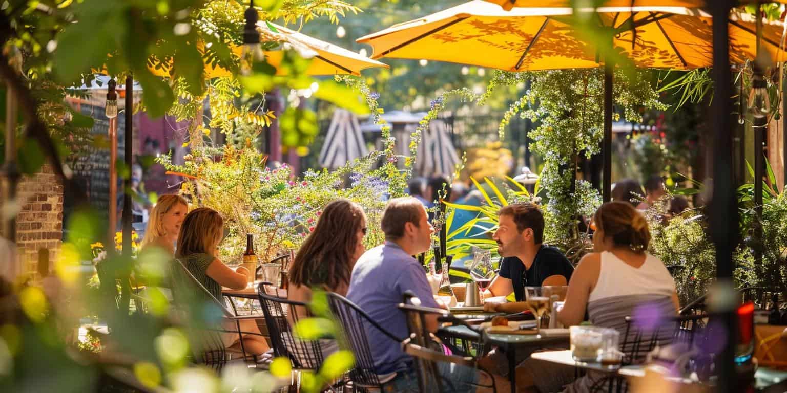 Patio dining