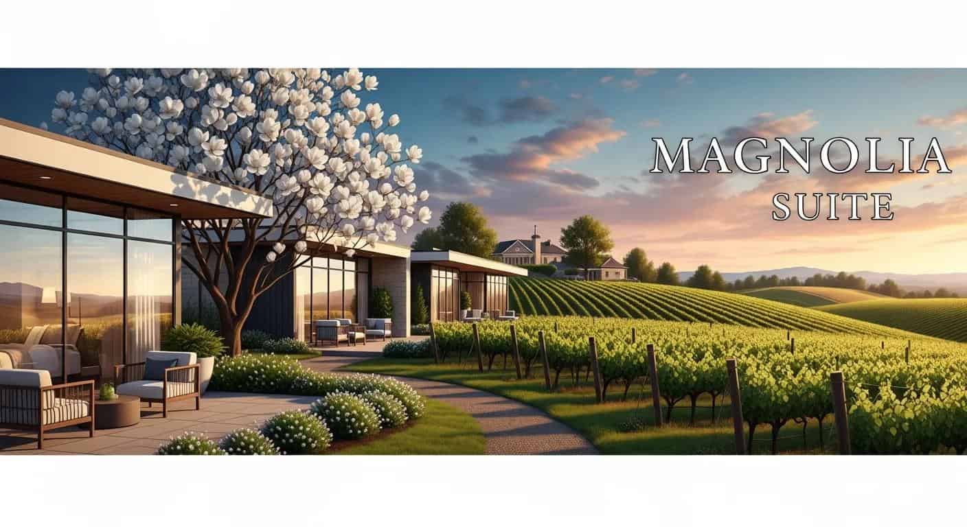 Luxury Vineyard Retreat at Magnolia Suite