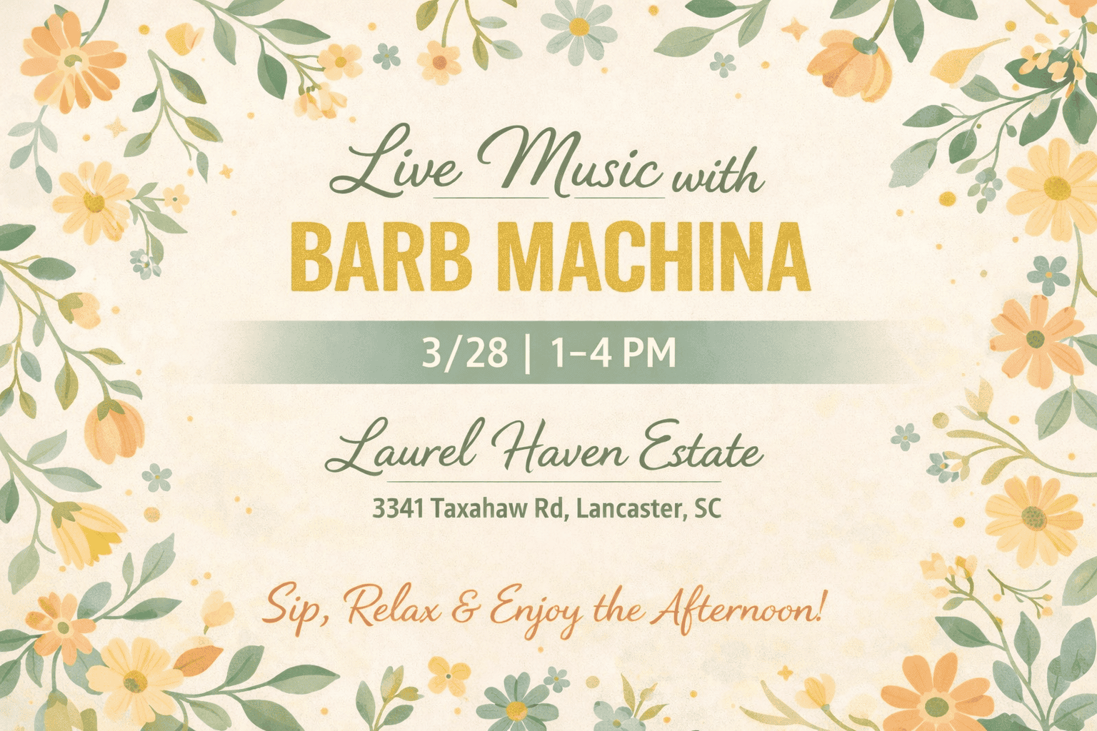 Live Music at Laurel Haven Estate