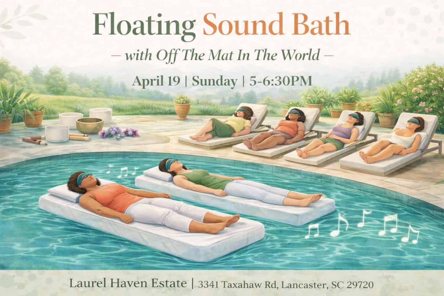 Sound Bath at Laurel Haven Estate in Lancaster, SC