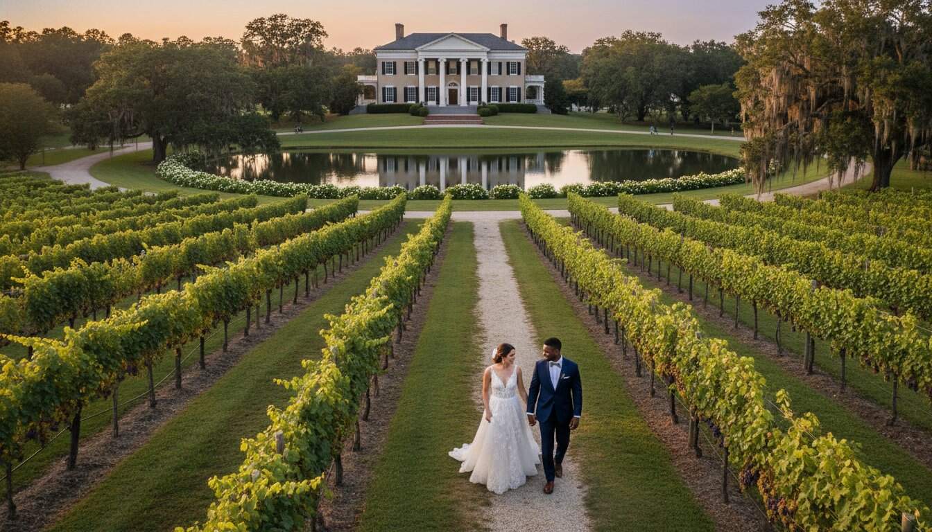 The Dream Vineyard Wedding in South Carolina: A Guide to Romantic Estate Celebrations