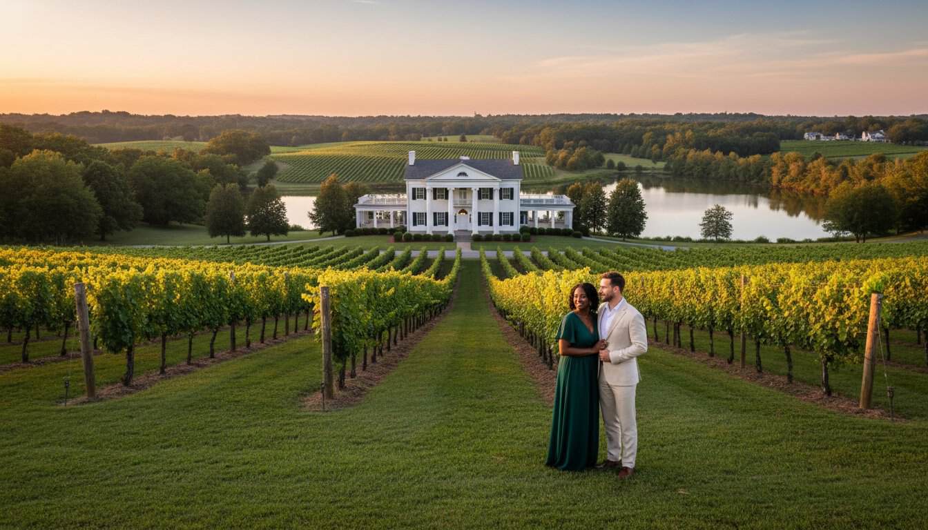 The Most Romantic Restaurant Near Waxhaw, NC: A Vineyard Escape