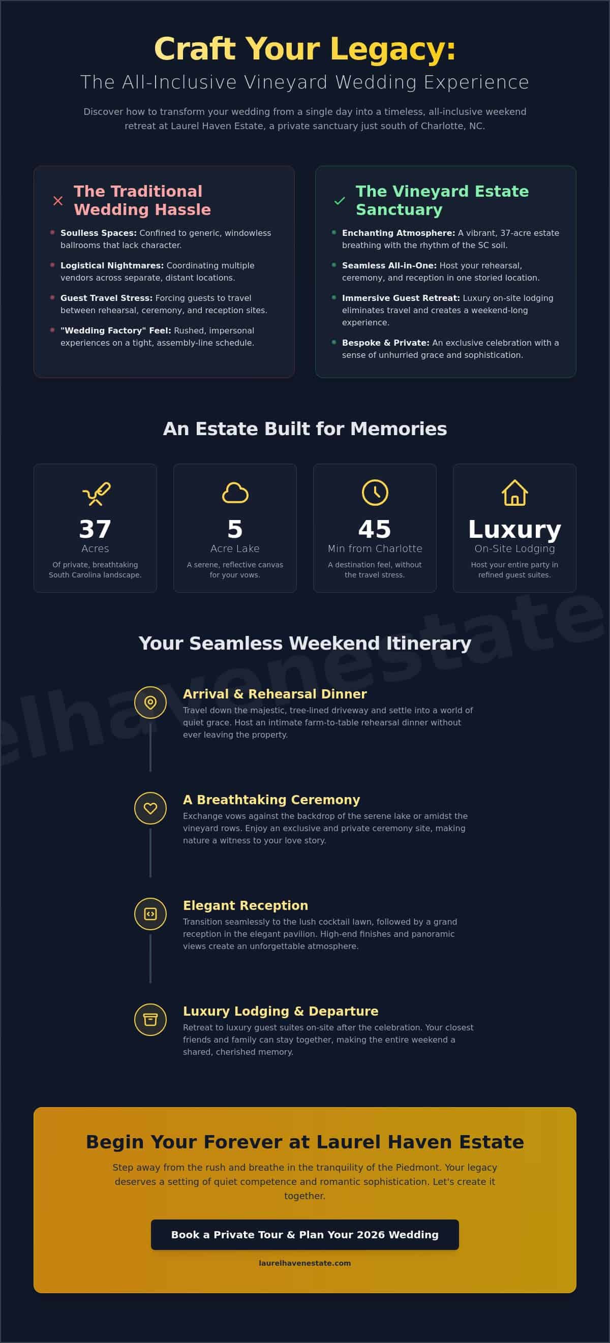 Vineyard Wedding Venues: A Guide to Southern Elegance Near Charlotte (2026)