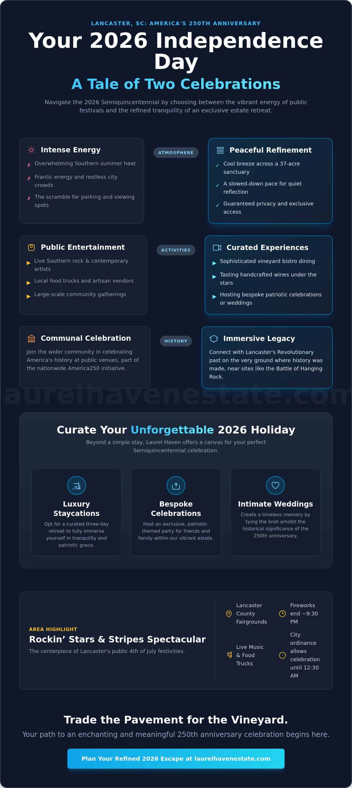 4th of July Events in Lancaster, SC: A Refined Guide to the 2026 Semiquincentennial
