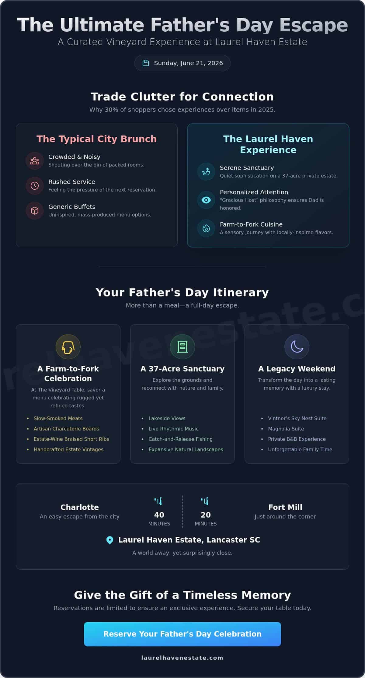 Father’s Day Brunch Near Me: Celebrate Dad at Our Southern Vineyard Estate