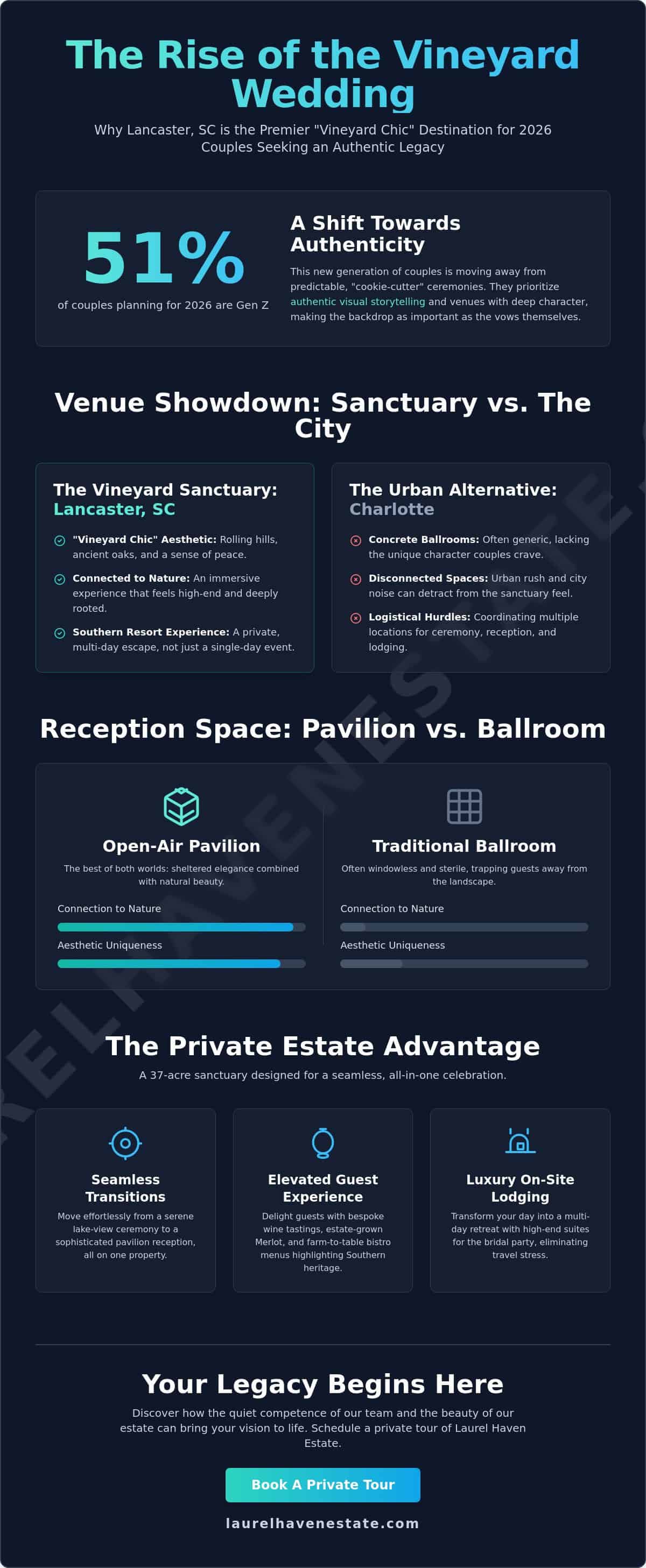 Lancaster Wedding Reception Venues: A Guide to Southern Vineyard Elegance (2026)